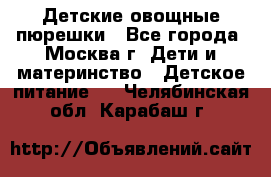 Детские овощные пюрешки - Все города, Москва г. Дети и материнство » Детское питание   . Челябинская обл.,Карабаш г.